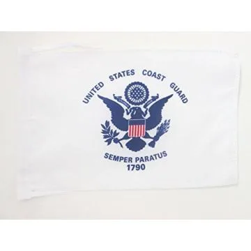 DRAPEAU GARDE CÍ?TIÍ?RE DES Í?TATS-UNIS 45x30cm - PAVILLON UNITED STATES COAST GUARD - USA 30 x 45 cm haute qualité