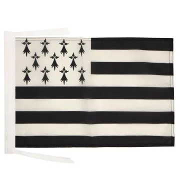 DRAPEAU BRETAGNE ALTERNATIF 45x30cm - PAVILLON BRETON - FRANCE 30 x 45 cm haute qualité