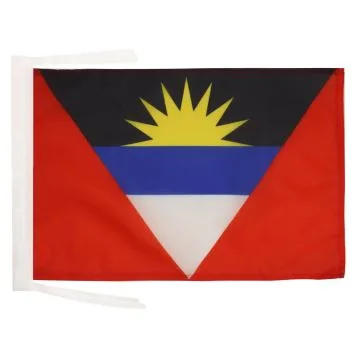 DRAPEAU ANTIGUA-ET-BARBADE 45x30cm - PAVILLON ANTIGUAIS 30 x 45 cm haute qualité