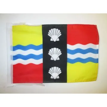 DRAPEAU COMTÉ DE BEDFORDSHIRE 45x30cm - PAVILLON COUNTY OF BEDS. - ANGLETERRE 30 x 45 cm haute qualité