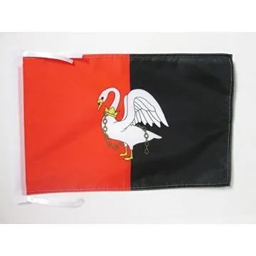 DRAPEAU COMTÉ DE BUCKINGHAMSHIRE 45x30cm - PAVILLON COUNTY OF BUCKS. - ANGLETERRE 30 x 45 cm haute qualité