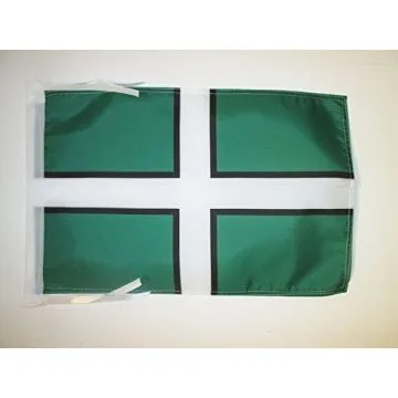 DRAPEAU COMTÉ DE DEVON 45x30cm - PAVILLON COUNTY OF DEVON - ANGLETERRE 30 x 45 cm haute qualité