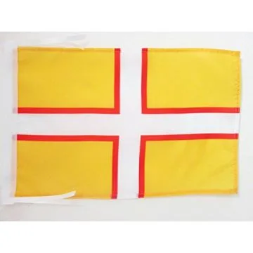 DRAPEAU COMTÉ DE DORSET 45x30cm - PAVILLON COUNTY OF DORSET - ANGLETERRE 30 x 45 cm haute qualité