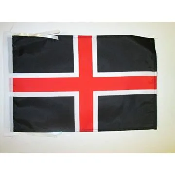 DRAPEAU VILLE DE DURHAM 45x30cm - PAVILLON CITY OF DURHAM - ANGLETERRE 30 x 45 cm haute qualité