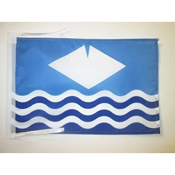 DRAPEAU ÎLE DE WIGHT 45x30cm - PAVILLON ISLE OF WIGHT - ANGLETERRE 30 x 45 cm haute qualité