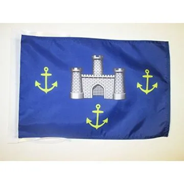 DRAPEAU ÎLE DE WIGHT ANCIEN 45x30cm - PAVILLON ISLE OF WIGHT - ANGLETERRE 30 x 45 cm haute qualité