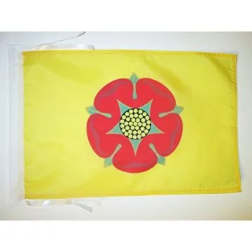 DRAPEAU COMTÉ DE LANCASHIRE 45x30cm - PAVILLON COUNTY OF LANCASHIRE - ANGLETERRE 30 x 45 cm haute qualité