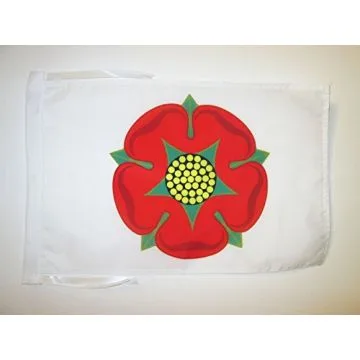 DRAPEAU COMTÉ DE LANCASHIRE ANCIEN 45x30cm - PAVILLON COUNTY OF LANCASHIRE - ANGLETERRE 30 x 45 cm haute qualité