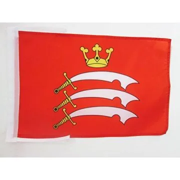 DRAPEAU COMTÉ DE MIDDLESEX 45x30cm - PAVILLON COUNTY OF MIDDX. - ANGLETERRE 30 x 45 cm haute qualité
