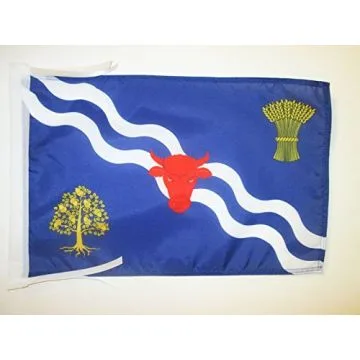 DRAPEAU COMTÉ DE OXFORDSHIRE 45x30cm - PAVILLON COUNTY OF OXON. - ANGLETERRE 30 x 45 cm haute qualité