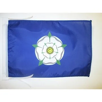 DRAPEAU COMTÉ DE YORKSHIRE ANCIEN 45x30cm - PAVILLON COUNTY OF YORK - ANGLETERRE 30 x 45 cm haute qualité
