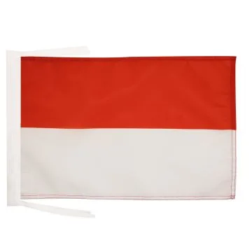 DRAPEAU INDONÉSIE 45x30cm - PAVILLON INDONÉSIEN 30 x 45 cm haute qualité