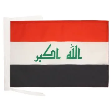 DRAPEAU IRAK 45x30cm - PAVILLON IRAKIEN 30 x 45 cm haute qualité