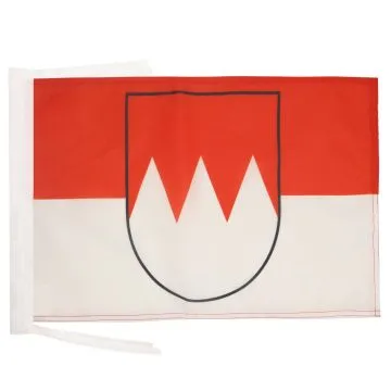DRAPEAU FRANCONIE 45x30cm - PAVILLON DE BAVIÍ?RE - ALLEMAGNE 30 x 45 cm haute qualité
