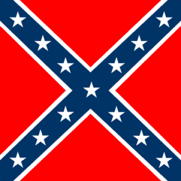  BANDANA DRAPEAU SUDISTE 50x50cm - DRAPEAU REBEL - USA CONFÉDÉRÉ 50 x 50 cm
