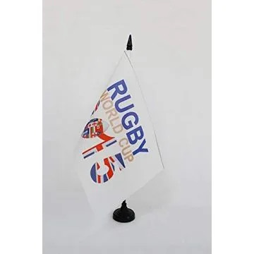 Drapeau de table Coupe du Monde de Rugby 2015 21x14cm - PETIT Drapeaux DE BUREAU World Cup 14 x 21 cm