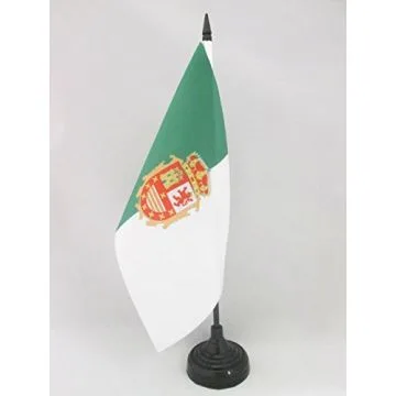 DRAPEAU DE TABLE FUERTEVENTURA 21x14cm - PETIT DRAPEAUX DE BUREAU DE FUERTEVENTURA - ILES CANARIES 14 x 21 cm