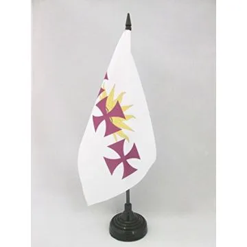DRAPEAU DE TABLE HISPANITÉ 21x14cm - PETIT DRAPEAUX DE BUREAU DU MONDE HISPANIQUE 14 x 21 cm