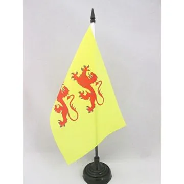 DRAPEAU DE TABLE COMTÉ DE BIGORRE 21x14cm - PETIT DRAPEAUX DE BUREAU DUCHÉ DE GASCOGNE 14 x 21 cm