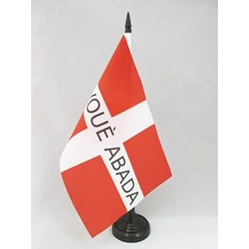 DRAPEAU DE TABLE SAVOIE INDÉPENDANTISTE 21x14cm - PETIT DRAPEAUX DE BUREAU SAVOYARD LIBRE 14 x 21 cm