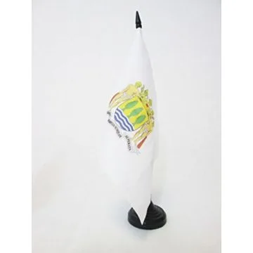 DRAPEAU DE TABLE PROVINCE DE GUIPUSCOA 21x14cm - PETIT DRAPEAUX DE BUREAU GIPUZKOA AU PAYS BASQUE 14 x 21 cm