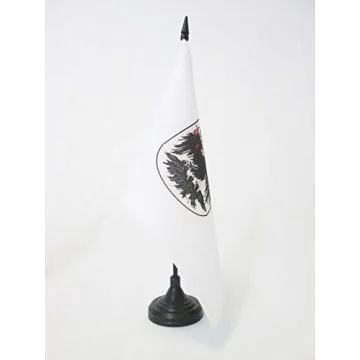 DRAPEAU DE TABLE BUENOS AIRES 21x14cm - PETIT DRAPEAUX DE BUREAU VILLE DE BUENOS AIRES EN ARGENTINE 14 x 21 cm