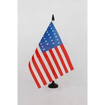 Drapeau de table Etats-Unis 1847-1848 29 étoiles 21x14cm - PETIT Drapeaux DE BUREAU américain ancien 14 x 21 cm