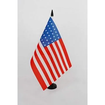 Drapeau de table Etats-Unis 1867-1877 37 étoiles 21x14cm - PETIT Drapeaux DE BUREAU américain ancien 14 x 21 cm