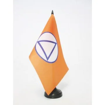 DRAPEAU DE TABLE LIGUE NATIONALE FLAMANDE 1933-1945 21x14cm - PETIT DRAPEAUX DE BUREAU DU VNV 14 x 21 cm
