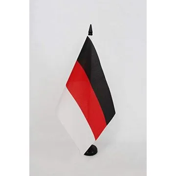 Drapeau de table Oromos de la Corne de l\'Afrique 21x14cm - PETIT Drapeaux DE BUREAU d\'Omoria 14 x 21 cm