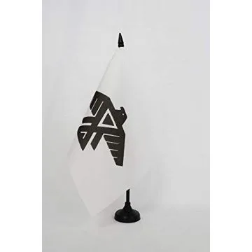 Drapeau de table Anishinabek d\'Ontario 21x14cm - PETIT Drapeaux DE BUREAU Anishinaabe 14 x 21 cm