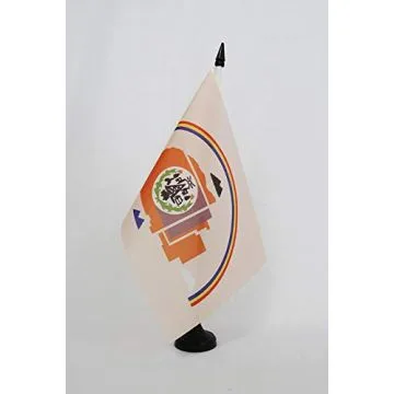 Drapeau de table Navajos 21x14cm - PETIT Drapeaux DE BUREAU amérindien Navahos 14 x 21 cm