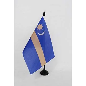 Drapeau de table Sicules de Roumanie 21x14cm - PETIT Drapeaux DE BUREAU des Széklers roumains 14 x 21 cm