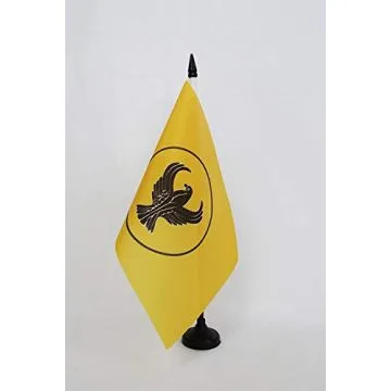 Drapeau de table Grecs pontiques 21x14cm - PETIT Drapeaux DE BUREAU avec aigle de Sinope 14 x 21 cm