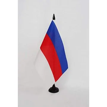 Drapeau de table Sorabes de Lusace 21x14cm - PETIT Drapeaux DE BUREAU Sorabe 14 x 21 cm