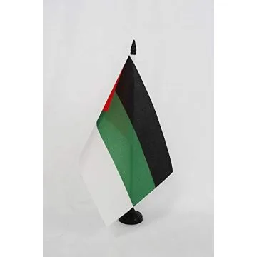 Drapeau de table Mouvement panarabe 21x14cm - PETIT Drapeaux DE BUREAU du Panarabisme 14 x 21 cm