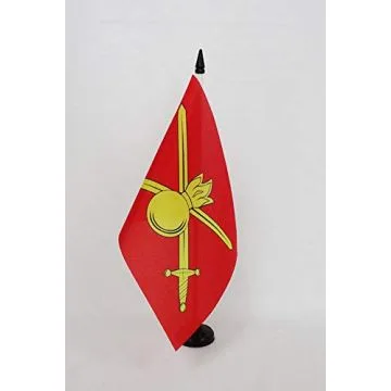 Drapeau de table Armée de terre de la Russie 21x14cm - PETIT Drapeaux DE BUREAU des forces terrestres russes 14 x 21 cm