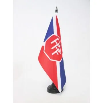 DRAPEAU DE TABLE PARTI POPULAIRE FRANÍ?AIS 1936-1945 21x14cm - PETIT DRAPEAUX DE BUREAU DU PPF 14 x 21 cm