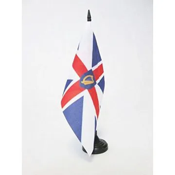 DRAPEAU DE TABLE COMMONWEALTH 1658-1660 21x14cm - PETIT DRAPEAUX DE BUREAU ANCIEN DU ROYAUME-UNI 14 x 21 cm