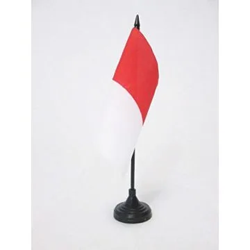 DRAPEAU DE TABLE CANTON DE SOLEURE 15x15cm - PETIT DRAPEAUX DE BUREAU SOLOTHURN - SO SUISSE 15 x 15 cm