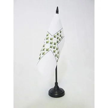 DRAPEAU DE TABLE COLONEL DU RÍ?GIMENT Dâ??ARMAGNAC 1776-1791 15x15cm - PETIT DRAPEAUX DE BUREAU INFANTERIE DU ROYAUME DE FRANCE 15 x 15 cm