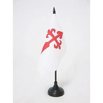 DRAPEAU DE TABLE ORDRE DE DOBRIN 15x15cm - PETIT DRAPEAUX DE BUREAU FRÍ?RES DE DOBRZYN 15 x 15 cm