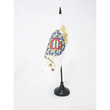 DRAPEAU DE TABLE ORDRE CISTERCIEN 15x15cm - PETIT DRAPEAUX DE BUREAU SAINT ORDRE DE CÍ?TEAUX 15 x 15 cm