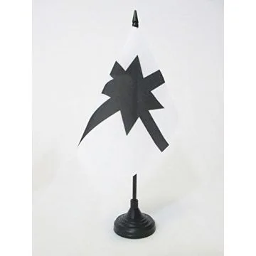 DRAPEAU DE TABLE SCIENTOLOGIE 15x15cm - PETIT DRAPEAUX DE BUREAU DE L\'Í?GLISE SCIENTOLOGUE 15 x 15 cm