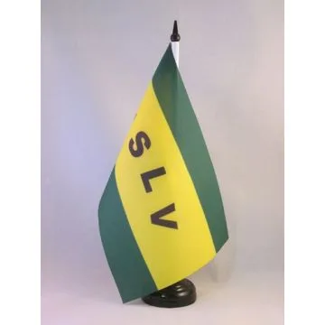 DRAPEAU DE TABLE ÎLES DE LA SOCIÉTÉ 21x14cm - PETIT DRAPEAUX DE BUREAU POLYNÉSIEN - POLYNÉSIE FRANÇAISE - FRANCE 14 x 21 cm