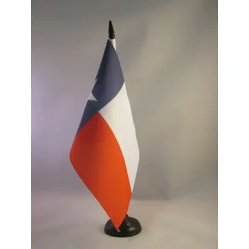 DRAPEAU DE TABLE TEXAS 21x14cm - PETIT DRAPEAUX DE BUREAU TEXAN - ETAT AMÉRICAIN - USA - ETATS-UNIS 14 x 21 cm