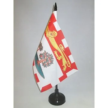 DRAPEAU DE TABLE ÎLE-DU-PRINCE-ÉDOUARD 21x14cm - PETIT DRAPEAUX DE BUREAU CANADIEN - CANADA 14 x 21 cm