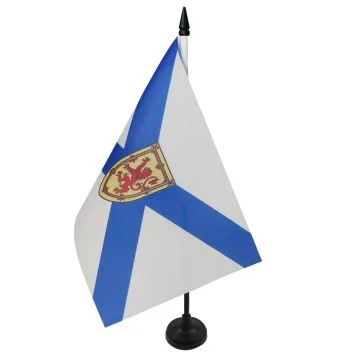 DRAPEAU DE TABLE NOUVELLE-ÉCOSSE 21x14cm - PETIT DRAPEAUX DE BUREAU CANADIEN - CANADA 14 x 21 cm