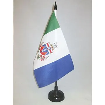 DRAPEAU DE TABLE YUKON 21x14cm - PETIT DRAPEAUX DE BUREAU CANADIEN - CANADA 14 x 21 cm