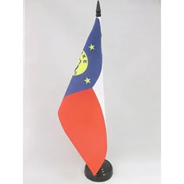 DRAPEAU DE TABLE WAKE 21x14cm - PETIT DRAPEAUX DE BUREAU AMÉRICAIN 14 x 21 cm